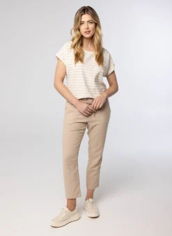Zandkleurige Broek-Norah Hot