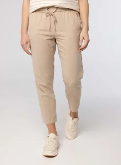 Zandkleurige Broek-Norah Hot