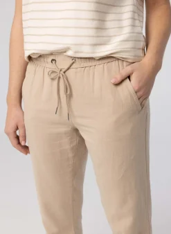 Zandkleurige Broek-Norah Hot