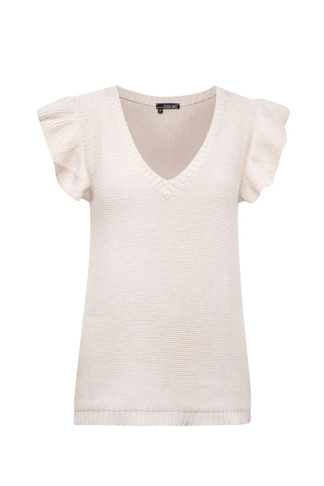 Zandkleurige Gebreide Trui-Norah New