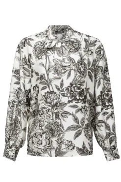 Zwarte Blouse Met Strikdetail-Norah Discount